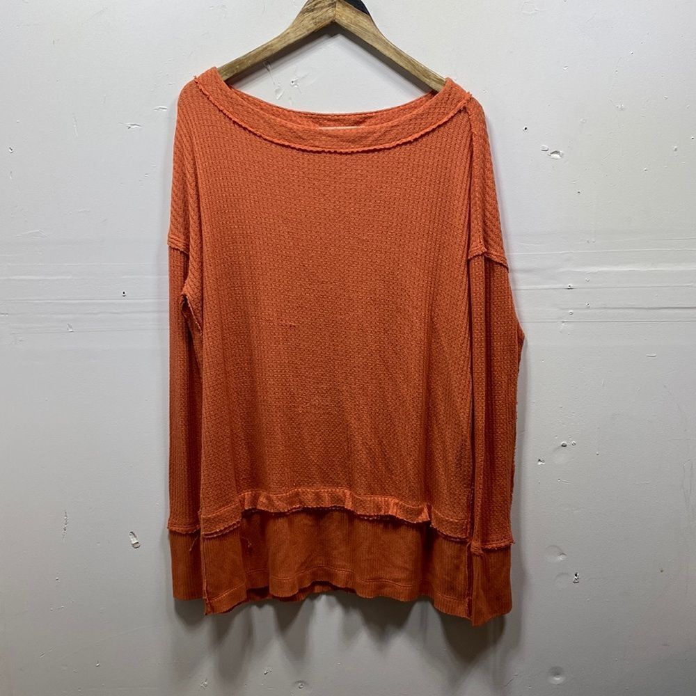 Free People North Shore Thermal Top Small